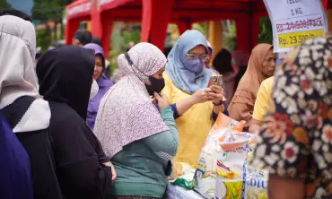 Meski Diskoperindag Menggelar Operasi Pasar Murah di Kota Batu, Harga Kebutuhan Pokok tetap Naik Jelan Ramadhan