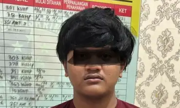 Satreskrim Polres Lamongan Menangkap Salah Satu Pelaku Pembacokan Anggota Perguruan Silat di Lamongan di Surabaya