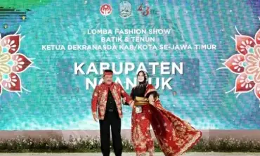 Lomba Batik Bordir dan Aksesoris Fair Jatim 2023, Batik Jayastamba Raih Juara Pertama