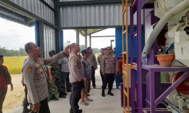 Patroli Dialogis di Empat Lumbung, Kapolres Ngawi Pastikan Ketahanan Pangan Aman