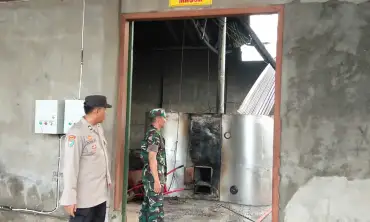 Pabrik Porang Desa Sukosari Kasembon Malang Ludes Terbakar