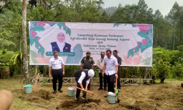 Launching Kawasan Perdesaan Agroforestri Kopi Lereng Arjuno