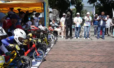Ratusan Rider Push Bike Tumplek Blek di SCR Kids Pushbike Fun Rice 2023 Kota Batu