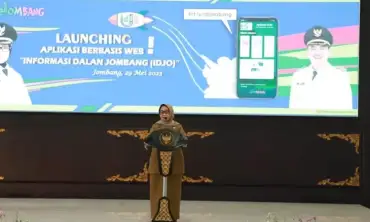 Bupati Jombang Melaunching Aplikasi untuk Memudahkan Pelaporan Jalan Rusak, Namanya IDJO, Ini Penjelasannya
