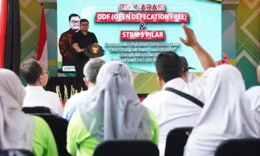Targetkan Kabupaten Kediri 100 Persen ODF Mas Dhito Berharap Tahun 2024 Tidak Ada Warga yang Buang Air Besar Sembarangan