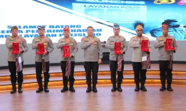 Membanggakan, Polresta Malang Kota Juara 2 Tingkat Nasional Lomba Layanan Polisi 110