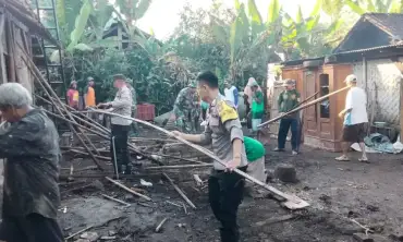 Polres Blitar dan TNI Sinergi Gelar Bedah Rumah Peringati HUT Bhayangkara, Ini Harapan Kapolres 