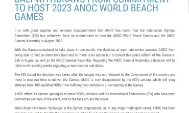 ANOC World Beach Games di Bali Batal, Komisi X Minta Klarifikasi Pemerintah
