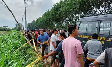 Polsek Pagu Evakuasi Mayat Terbungkus Karung di Selatan Arca Totok Kerot Kediri