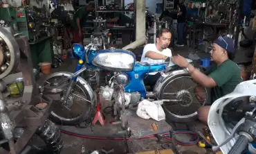 GDZH Custom Cycle di Kabupaten Jombang, Jujukan Pemotor Doyan Modifikasi Motor