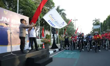 Fun Bike Hari Jadi ke-1144 Kota Kediri, Ajak Masyarakat Bahagia Melalui Olahraga