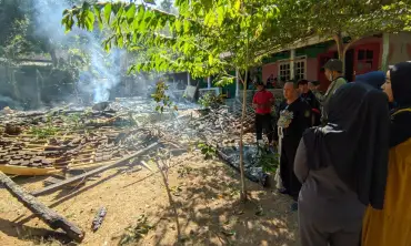 Gedung PAUD di Ponorogo Ludes Terbakar, Kerugian Capai Ratusan Juta Rupiah