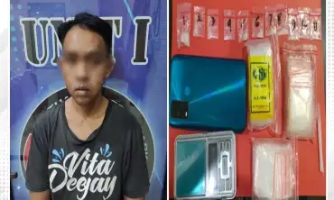 Gerebek Rumah Pengedar Narkoba, Polisi Temukan 11 Paket Sabu-sabu
