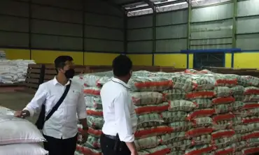 Sidak Pasar, Satgas Pangan Polres Malang Catat Stok Beras Masih 46 Ribu Ton