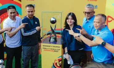 Trophy Tour Piala Dunia U 17 Singgah di Surabaya Besok, Bakal Diperebutkan Tim Sepakbola Sebanyak 24 Negara