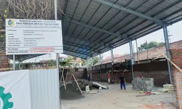 Logistik Pemilu 2024 Segera Tiba, Pembangunan Gudang Logistik di Kabupaten Tulungagung Belum Kelar