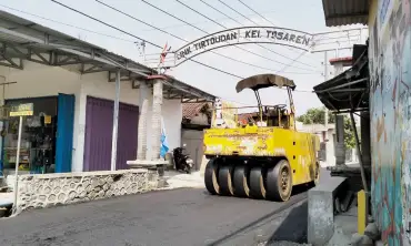 Kebut Perbaikan Jalan Sebelum Hujan Semakin Intens, PUPR Kota Kediri Target Selesai Pertengahan November