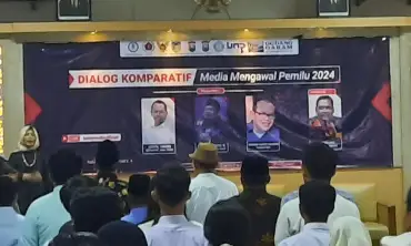 Dialog Komparatif “Media Mengawal Pemilu 2024” Mahasiswa Polinema Khawatir Terjadi Polarisasi