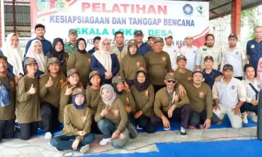 Sinergi Pemdes Doko dan FPRB Kabupaten Kediri Gelar Pelatihan Cegah Kebencanaan di Musim Hujan
