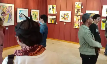 Perupa Sidoarjo Pameran Lukisan Triple X? di Galeri Merah Putih Surabaya, Ini Karya Yang Ditampilkan