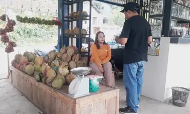 Rasa Durian Lokal Wonosalam Jombang Banyak Diburu Pembeli