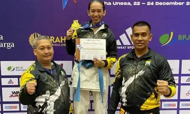 Dua Atlet Polres Kediri Raih Emas dan Perak Kejuaraan Internasional Karate Championship 2023, Bersaing dengan Malaysia