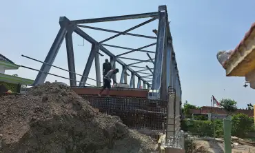 Optimisme Jembatan Subali Kelar 2023 Kandas, Komisi III DPRD Kabupaten Biltar Geram