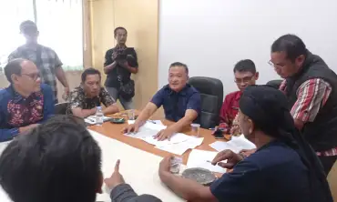 Sejumlah LSM Gelar Aksi, Tuntut Hasil Tes Perangkat Desa Kabupaten Kediri Transparan