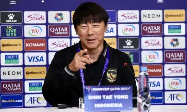 Jelang Tanding di Piala Asia, Shin Tae-yong Mengakui Jika Timnas Paling Lemah di Grup tapi Akan Memberikan Kejutan