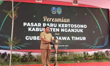 Pembangunan Pasar Kertosono Kabupaten Nganjuk Habiskan Rp 50 Miliar