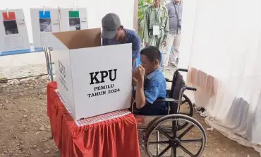 Pemilih Disabilitas di Kabupaten Trenggalek Kesulitan di TPS