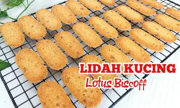 Wajib Coba! Resep Lidah Kucing Lotus Biscoff Super Simple Yang Cocok Untuk Hidangan Kue Kering Lebaran