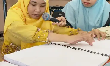 Penyandang Disabilitas Netra Pelajari Al-Quran Braille, Belajar Tujuh Tahun dan Hafal 4 Jus