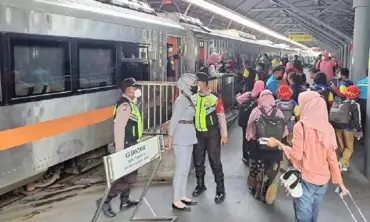 Arus Balik Stasiun KA Kota Baru, Manager Humas KAI Daop 8 Surabaya: Layani 2500 Penumpang Perhari