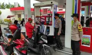 Antisipasi Penyalahgunaan BBM Bersubsidi, Polisi Sidak SPBU di Kota Kediri