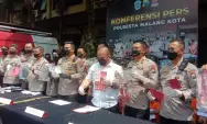 Polresta Malang Kota Amankan 19 Tersangka Hasil Operasi Tumpas Semeru