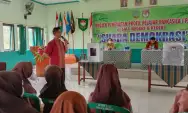 KPU Kota Kediri Sosialisasikan Pemilu Kepada Pemilih Pemula