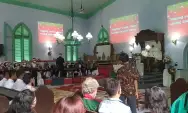 Peribadatan Natal di GKJW Mojowarno Kental dengan Budaya Jawa
