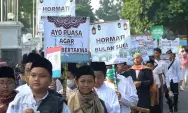 Sambut Bulan Suci Ramadan, Ratusan Siswa SD di Jombang Lakukan Pawai Taaruf