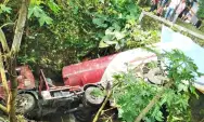 Truk Pertamina Terjun Ke Sungai, Sopir  Jatuh Terseret Arus di Malang