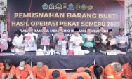 Polresta Malang Kota Ungkap 500 Kasus dalam Operasi Pekat Semeru 2023