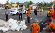 Marka Pembatas Kecepatan Jalan Ahmad Yani untuk Kurangi Kecelakaan