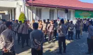 Amankan Pilkades, Polres Probolinggo Kota Berangkatkan 1 Peleton BKO