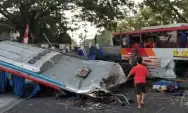 Ternyata Ini Penyebab Kecelakaan Maut Bus Sugeng Rahayu dan Bus Eka di Ngawi