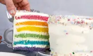 Cara Membuat Rainbow Cake yang Cantik dan Lembut, Begini Resepnya