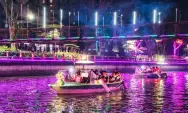 Murah Meriah! Menikmati City Light Surabaya, Wisata Perahu Kalimas Jadi Spot Favorit Banyak Wisatawan