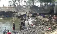 Setahun Sekali Dam Balongsono Ditutup, Warga Desa Talunkidul Jombang Panen Ikan