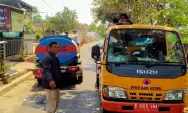 Droping Air Bersih Terus Berlanjut ke Desa Ponggok Mojo Kabupaten Kediri