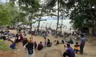 Libur Nataru, Kunjungan Wisatawan Pantai Mutiara Trenggalek Capai Enam Ribu Orang