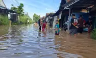 Pemukinan Desa Kademangan Jombang Kebanjiran, 500 KK Mengungsi ke Balai Desa